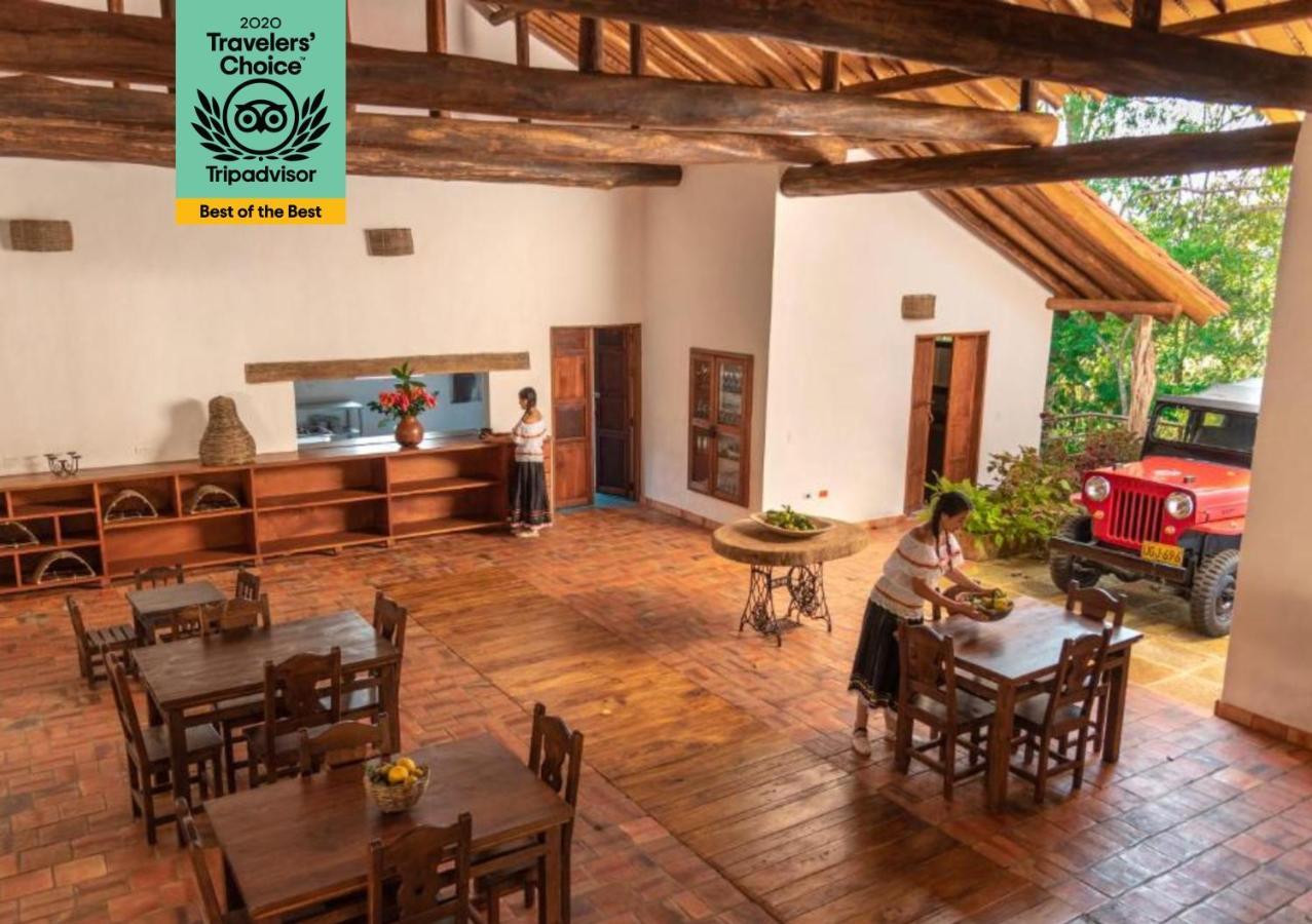 Hotel Hacienda Macedonia Barichara Bagian luar foto