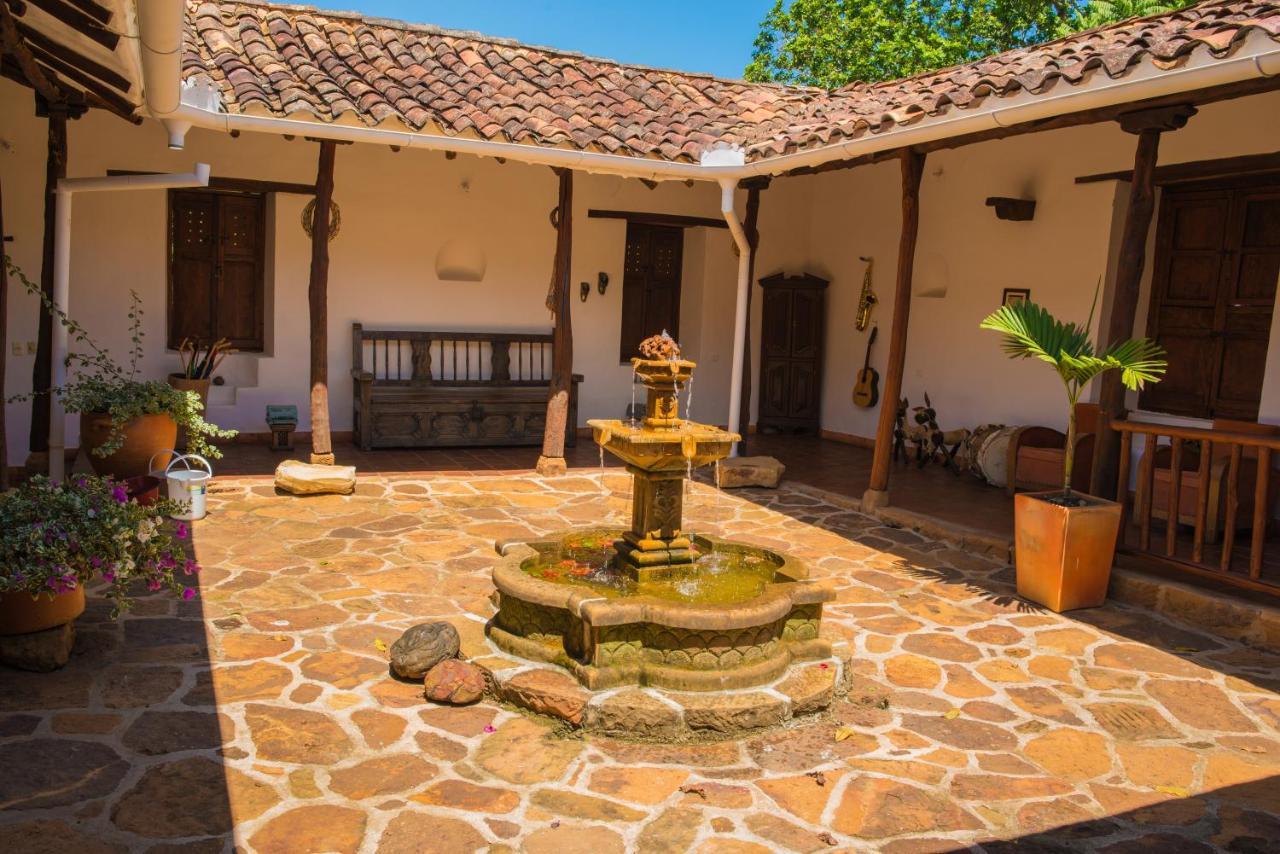 Hotel Hacienda Macedonia Barichara Bagian luar foto