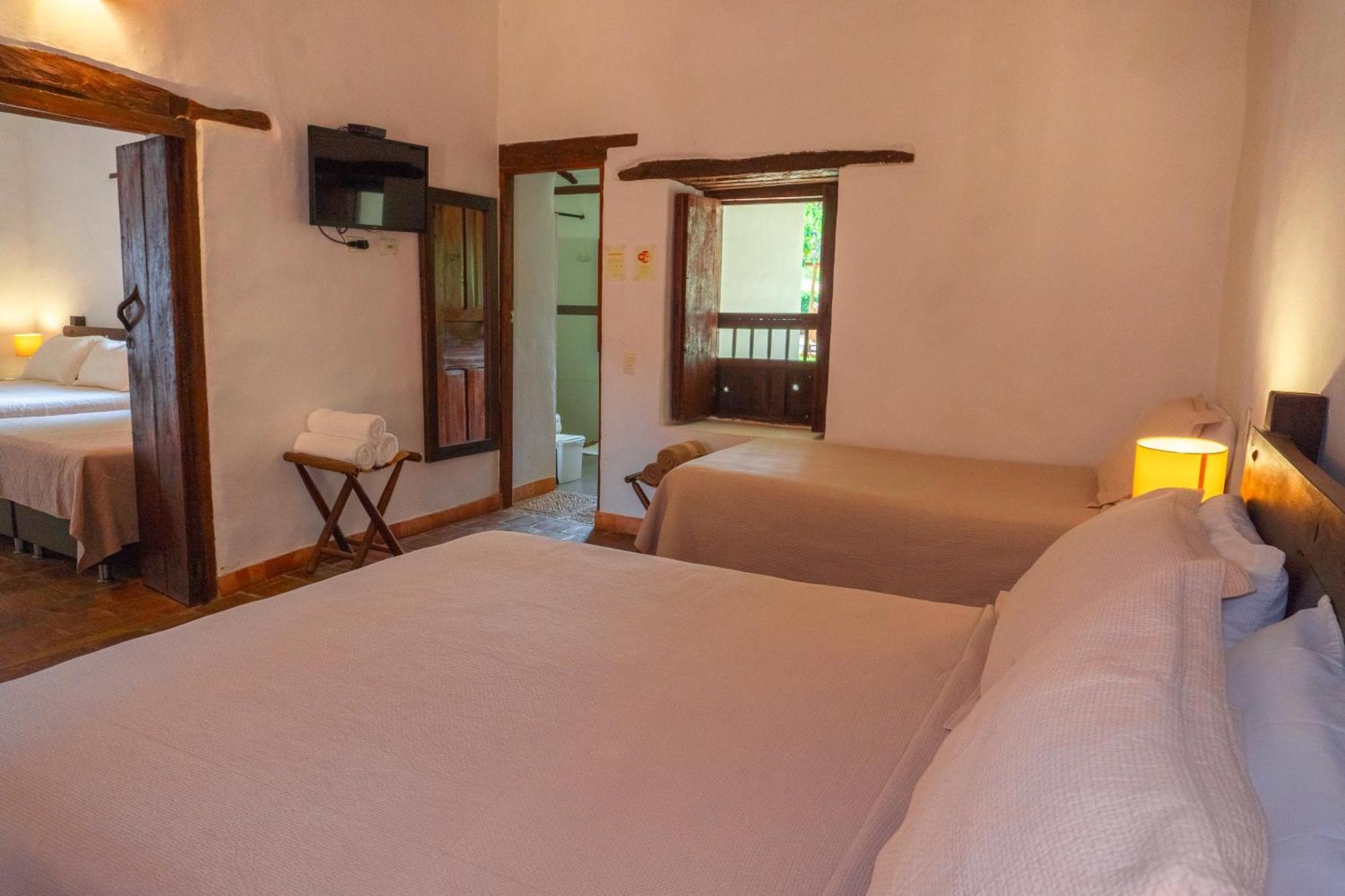 Hotel Hacienda Macedonia Barichara Bagian luar foto
