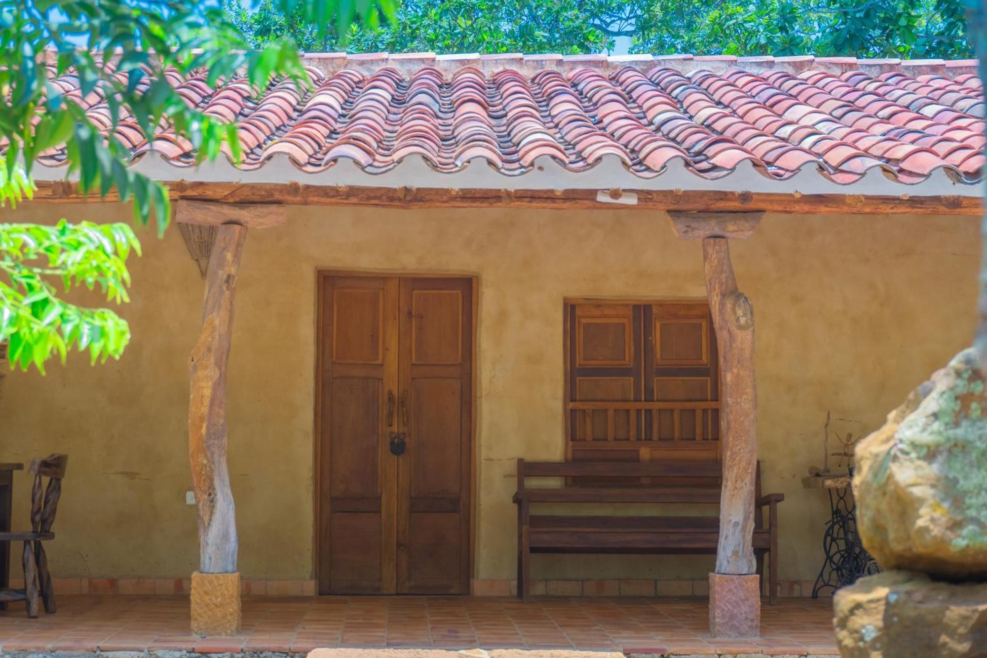 Hotel Hacienda Macedonia Barichara Bagian luar foto