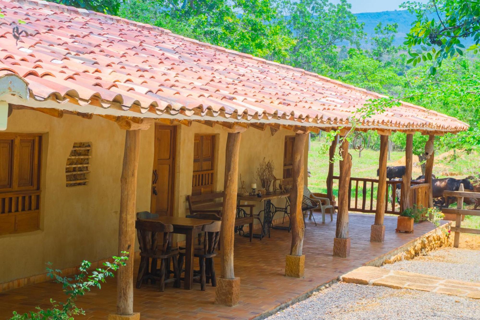 Hotel Hacienda Macedonia Barichara Bagian luar foto